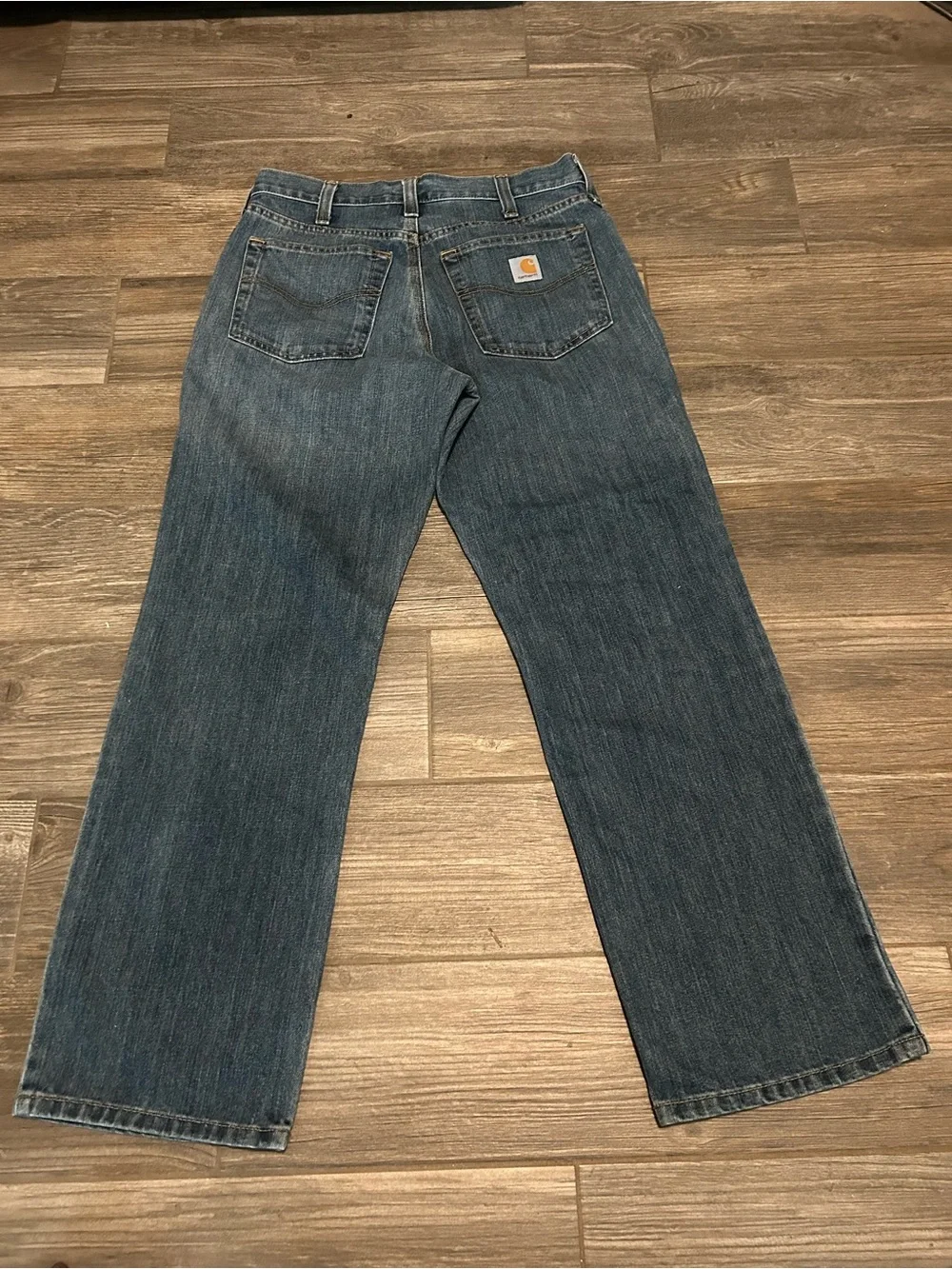 Carhartt Men's Medium Blue Relaxed Fit Jeans